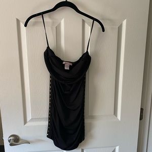 Black party spandex dress